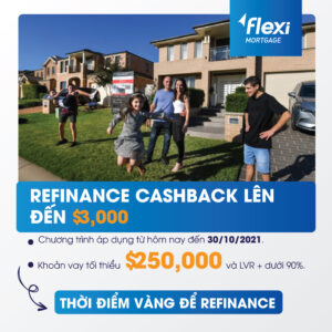 Giá nhà tăng, refinance cashback lên đến $3,000